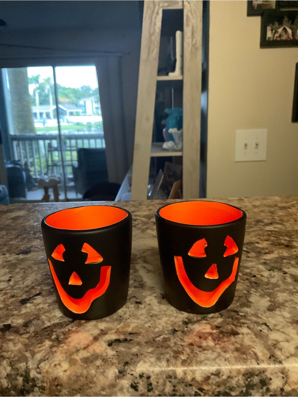 Others Follow Black and Orange Halloween Jack-O'-Lantern Votives